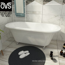 Fashion Designed Acrylic Durable Freestanding White Bathtub Whirlpool Bathtub